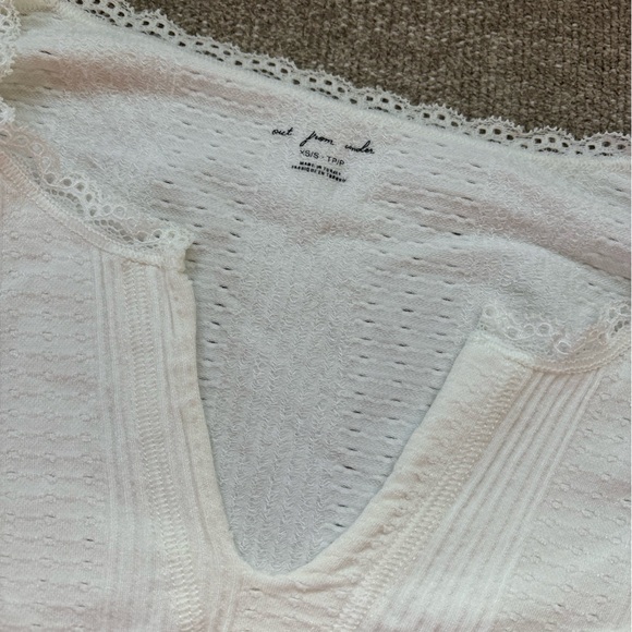 Urban outfitters out from under long sleeve top white - Picture 4 of 6